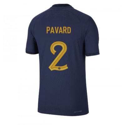 Frankreich Benjamin Pavard #2 Heimtrikot WM 2022 Kurzarm